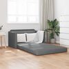 vidaXL Sof&aacute; cama 110cm Gris oscuro tela