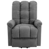 vidaXL Sill&oacute;n elevable tela gris claro