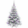 vidaXL Árbol de Navidad artificial con 150 LED Verde 120 cm PE y PVC