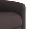 vidaXL Sill&oacute;n el&eacute;ctrico reclinable elevable de tela marr&oacute;n oscuro