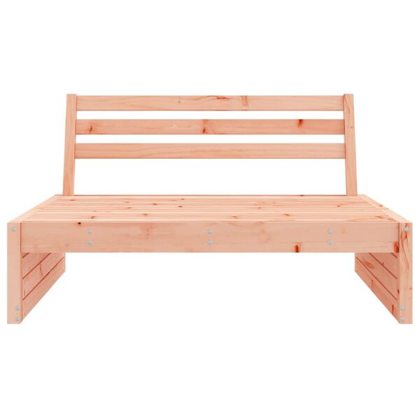 vidaXL Sofá central de jardín madera maciza de abeto Douglas 120x80 cm