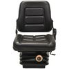 vidaXL Asiento de tractor con suspensi&oacute;n respaldo ajustable negro