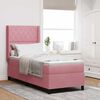 vidaXL Cama tipo Box Spring con cabecera Rosa 80 x 200 cm Terciopelo
