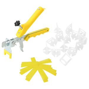 vidaXL Sistema para nivelaci&oacute;n de azulejos 250 cu&ntilde;as 500 calzos 1 mm
