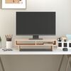 vidaXL Soporte para monitor madera maciza de pino 60x27x14 cm