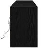 vidaXL Unidades de TV 2 pcs Roble Negro 180 x 34 x 50 cm