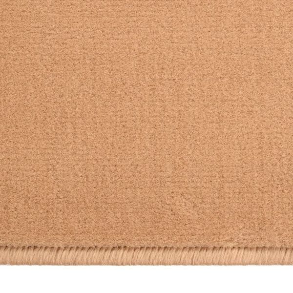 vidaXL Alfombra de pasillo BCF beige 80x450 cm