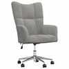 vidaXL Sill&oacute;n de relax de terciopelo gris claro