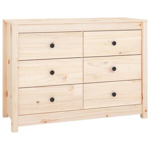 vidaXL Aparador de madera maciza de pino 100x40x72 cm
