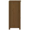 vidaXL Aparadores 2 uds madera maciza de pino marr&oacute;n miel 40x35x80 cm