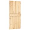 vidaXL Puerta NARVIK Natural 95 x 210 cm Madera de Pino S&oacute;lido