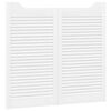 vidaXL Puertas batientes 2 uds. 90 x 40 cm Madera de Pino Maciza