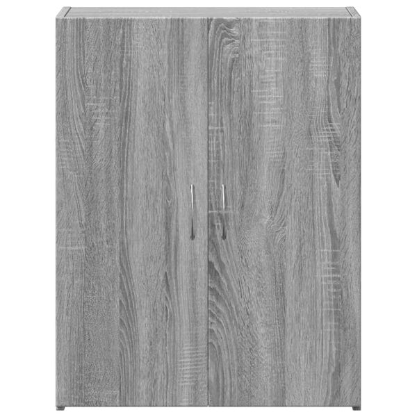 vidaXL Armario archivador madera ingenier&iacute;a gris Sonoma 60x32x77,5 cm