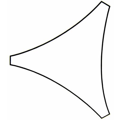 Perel Toldo de vela triangular 3,6 m crema GSS3360