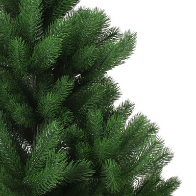 vidaXL Árbol de Navidad Nordmann preiluminado con luces verde 180 cm