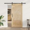 vidaXL Puerta Corredera ORKDAL Marr&oacute;n 93 x 202 cm