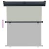 vidaXL Toldo lateral de balcón gris 145x250 cm
