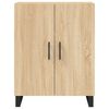 vidaXL Aparador alto madera contrachapada color roble 69,5x34x180 cm