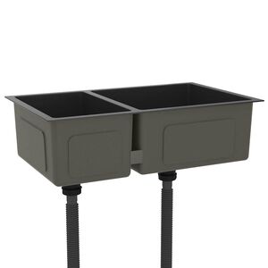 vidaXL Fregadero de cocina de acero inoxidable