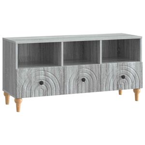 vidaXL Mueble de TV Gris Sonoma 102 x 34,5 x 50 cm