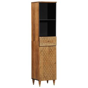 vidaXL Mueble de ba&ntilde;o madera maciza de mango 38x33x160 cm