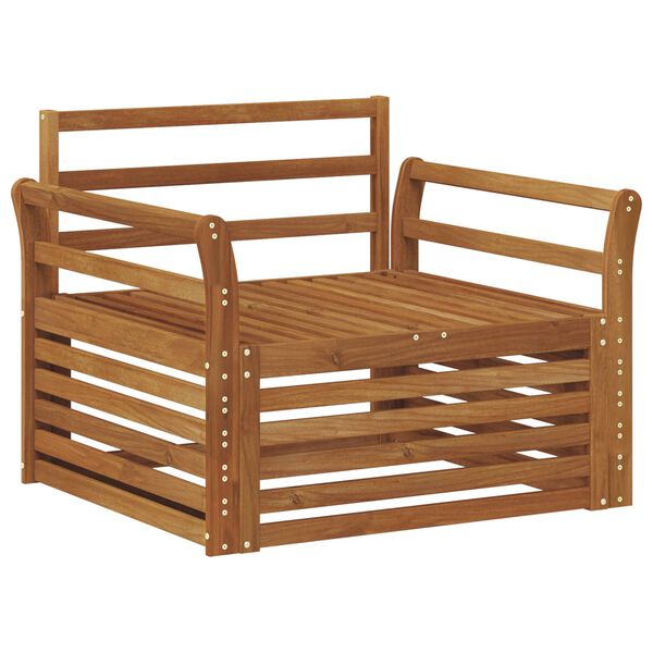 vidaXL 2 Pieza Sof&aacute; con reposabrazos Natural