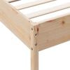 vidaXL Estructura de cama sin colch&oacute;n madera maciza de pino 90x200 cm