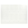 vidaXL Biombo divisor de 6 paneles acero blanco 240x180 cm