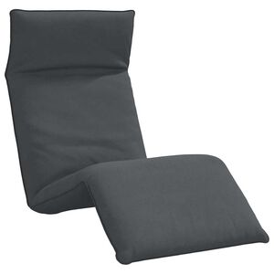 vidaXL Tumbona plegable antracita 175x54x8,5 cm tejido oxford