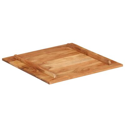 vidaXL Tablero de mesa madera maciza de acacia 15-16 mm 60x60 cm