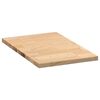 vidaXL Encimera de cocina rectangular madera maciza roble