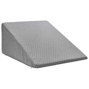 vidaXL Almohada para Piernas 60 x 50 x 30 cm Suave Gris