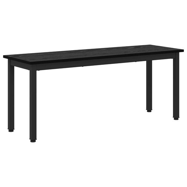 vidaXL Banco Roble Negro 110 x 35 x 45 cm Madera de ingenier&iacute;a