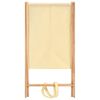 vidaXL Cesto de ropa sucia madera de cedro y tela beige 42x41x64 cm