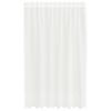 vidaXL Cortina de Encaje con cortinas Floral 140 x 150 cm Poli&eacute;ster