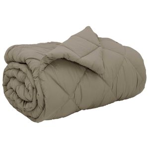 vidaXL Edred&oacute;n de Invierno 135 x 200 cm 450 gsm Gris Claro