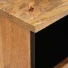 vidaXL Armario de Noche Natural 40 x 33 x 46 cm Madera de mango maciza