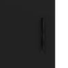 vidaXL Armario de pared negro 69,5x34x90 cm