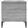 vidaXL Mesa de centro madera contrachapada gris Sonoma 90x44,5x45 cm