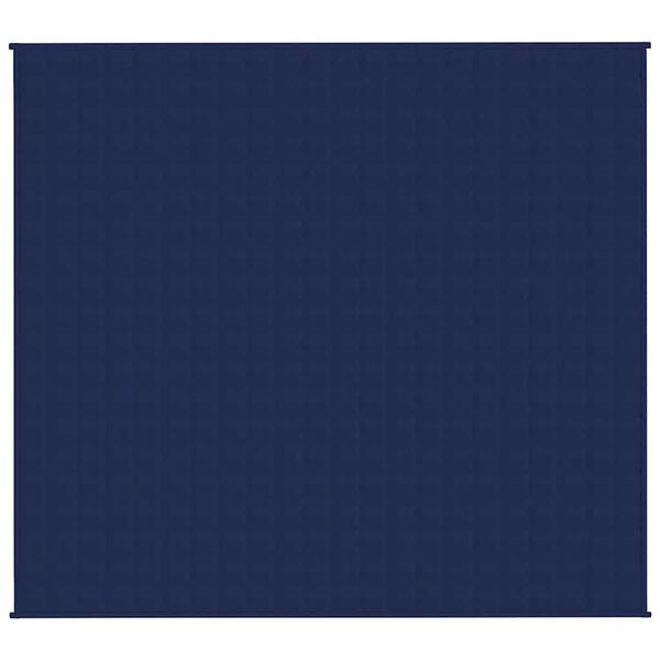 vidaXL Manta con peso tela azul 200x225 cm 13 kg
