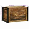 vidaXL Caja de Almacenamiento con almacenamiento 80 x 50 x 50 cm