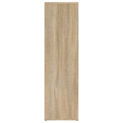 vidaXL Aparador madera contrachapada color roble Sonoma 80x30x106 cm