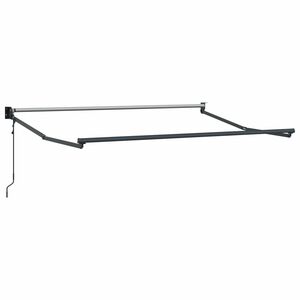vidaXL Estructura de toldo retr&aacute;ctil el&eacute;ctrico Antracita 2,5 x 2 m