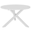 vidaXL Juego de muebles de comedor 5 piezas MDF blanco