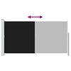 vidaXL Toldo lateral retr&aacute;ctil de jard&iacute;n negro 170x300 cm