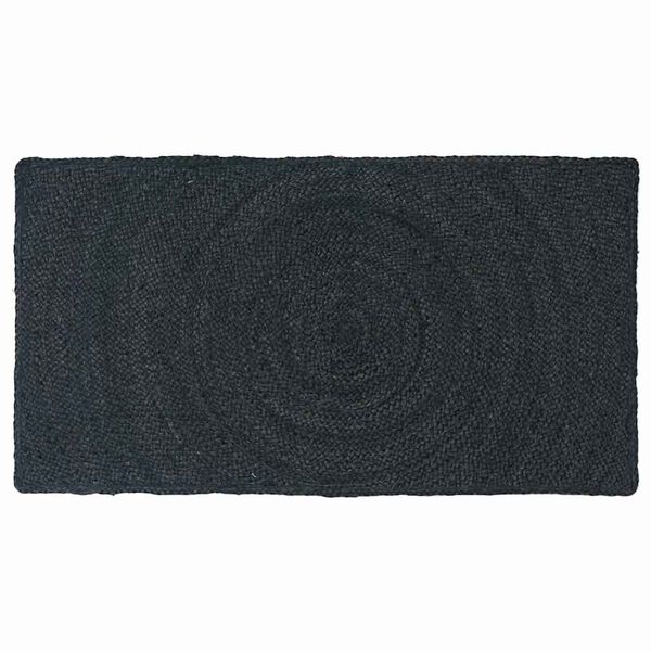 vidaXL Alfombra Gris oscuro 60 x 110 cm yute