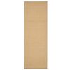 vidaXL Alfombra de sisal natural 66x200 cm