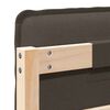 vidaXL Cabecero tapizado con cabecera Gris Natural y Claro 160 cm