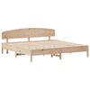 vidaXL Estructura de cama sin colch&oacute;n madera maciza de pino 180x200 cm
