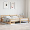 vidaXL Estructura de cama con 2 cajones madera maciza pino 180x200 cm
